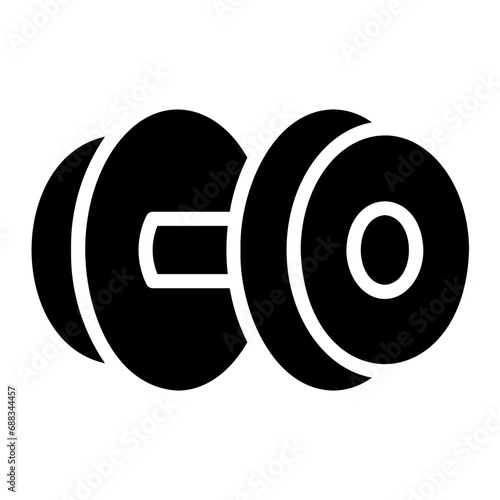 dumbell Solid icon
