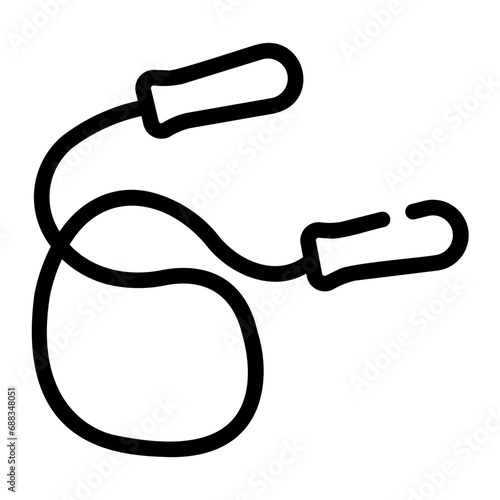 jumping rope Line Icon