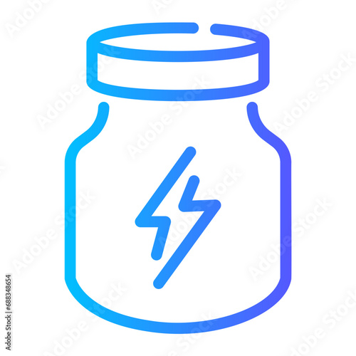 supplements Line Gradient Icon