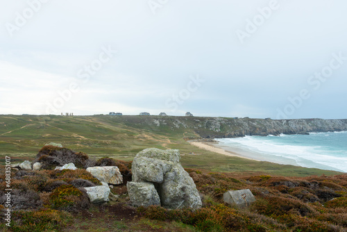 Joli paysage de mer sur la presqu'île de Crozon - Bretagne France