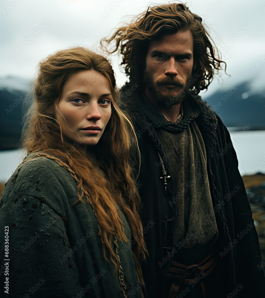 Viking couple Viking couple