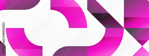 Geometric minimalism with triangles and circles. Blend of basic shapes creating serene, visually pleasing compositions. Wallpaper, banner, background, landing page, wall art, invitation, prints