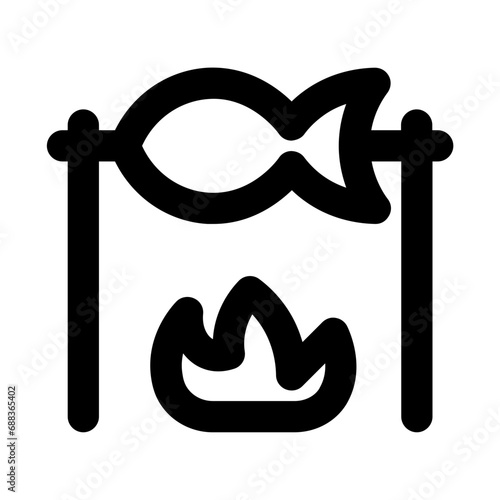 Grilled Fish Line UI Icons