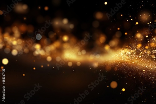 right left come particles background golden Abstract gold glistering confetti spark particle award black blink bokeh bright celebration champion christmas decoration dust event