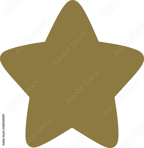 Abstract star shape vector illustration. Star silhouette design elements