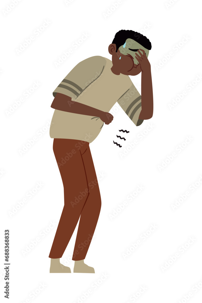 nauseous man symptom nauseous man symptom