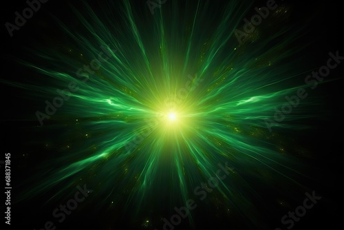 background black green burst Star flash blast explosion flare nova supernova outburst radial radiation emanation illustration abstract aura cosmos space beam fire glow ray shiny