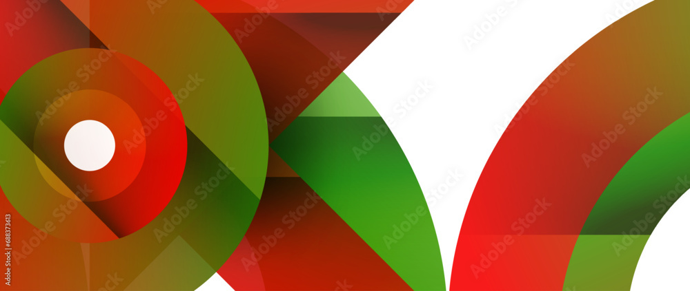 Geometric fusion - abstract harmony of triangles and circles in minimalist background design. Shapes and lines design for wallpaper, banner, background, landing page, wall art, invitation, prints Geometric fusion - abstract harmony of triangles and circles in minimalist background design. Shapes and lines design for wallpaper, banner, background, landing page, wall art, invitation, prints