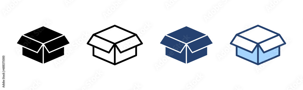 Box icon vector. box sign and symbol, parcel, package Box icon vector. box sign and symbol, parcel, package