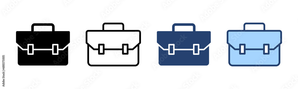 Briefcase icon vector. suitcase sign and symbol. luggage symbol. Briefcase icon vector. suitcase sign and symbol. luggage symbol.