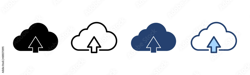 Cloud icon vector. cloud sign and symbol Cloud icon vector. cloud sign and symbol