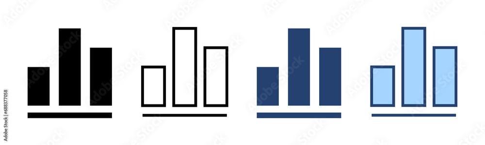 Growing graph icon vector. Chart sign and symbol. diagram icon Growing graph icon vector. Chart sign and symbol. diagram icon