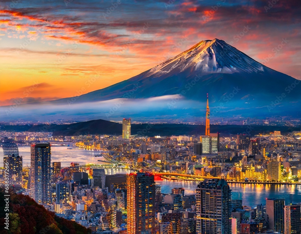 Naklejka premium 日本の観光イメージ