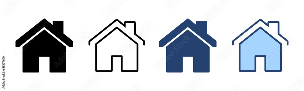 House icon vector. Home sign and symbol House icon vector. Home sign and symbol