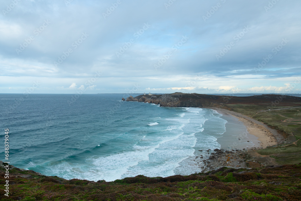 Joli paysage de mer sur la presqu'île de Crozon - Bretagne France Joli paysage de mer sur la presqu'île de Crozon - Bretagne France