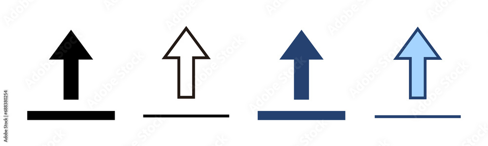 Upload icon vector. load data sign and symbol Upload icon vector. load data sign and symbol
