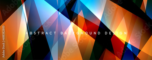 Breaking Glass Background, Kaleidoscope effect. Transparent Straight Lines. Dynamic Light Rays effect. Vector Illustration For Wallpaper, Banner, Background, Card, Book Illustration, landing page