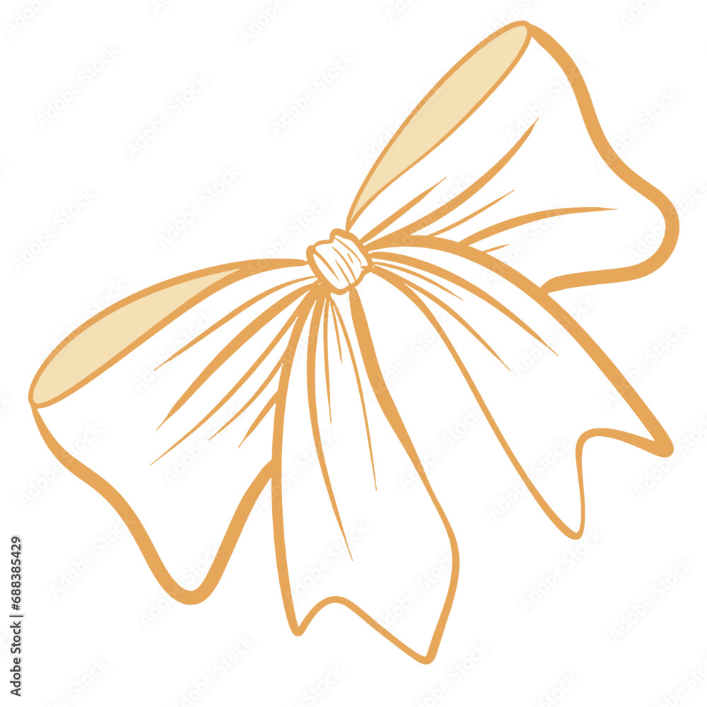 Sweet Yellow Ribbon for Decoration