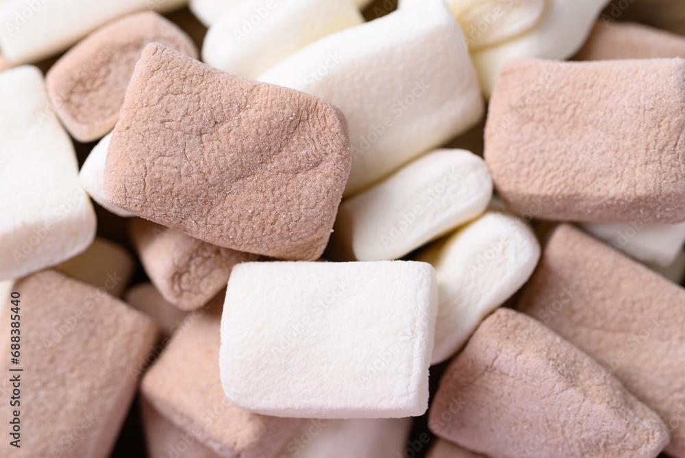 Marshmallow chocolate and vanilla texture background Marshmallow chocolate and vanilla texture background