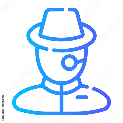 jeweler Line Gradient Icon