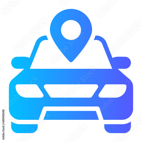 location gradient icon