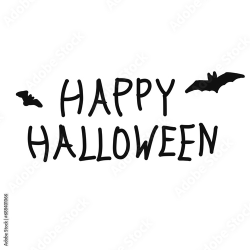 Halloween Greetings Handwriting Illustration photo