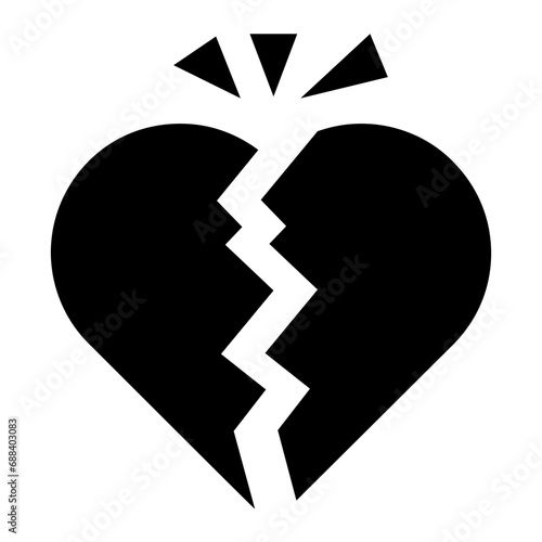 heart broken icon