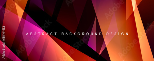 Breaking Glass Background, Kaleidoscope effect. Transparent Straight Lines. Dynamic Light Rays effect. Vector Illustration For Wallpaper, Banner, Background, Card, Book Illustration, landing page