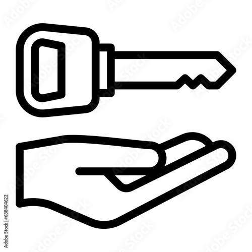 hand line icon