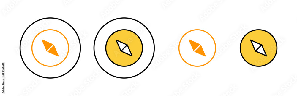 Compass icon set for web and mobile app. arrow compass icon sign and symbol Compass icon set for web and mobile app. arrow compass icon sign and symbol