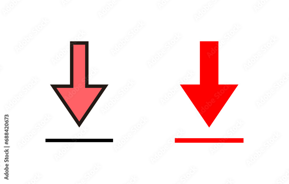 Download icon set illustration. Download sign and symbol Download icon set illustration. Download sign and symbol