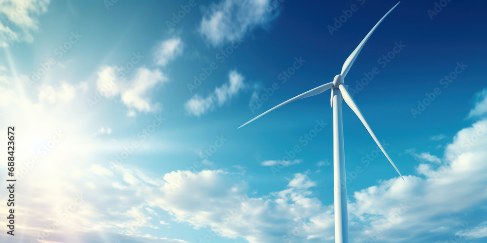 Sleek wind turbines reach skyward, their blades a dance of renewable energy Sleek wind turbines reach skyward, their blades a dance of renewable energy