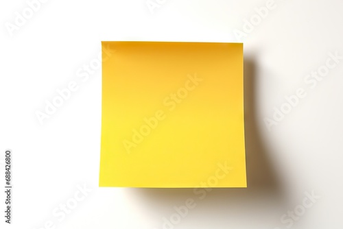 white isolated postit Yellow post information technology note paper sticker adhesive wall colours message reminder glue stationery horizontal shadow
