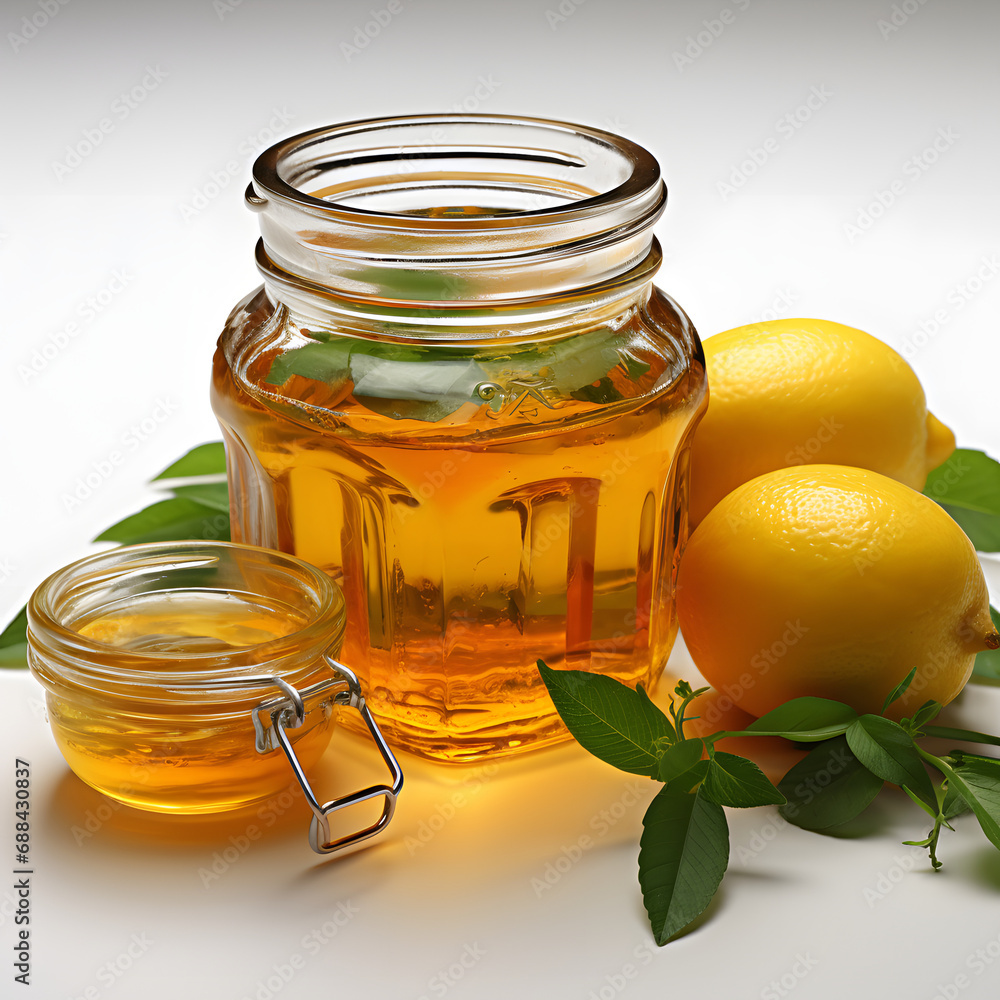Delicious homemade citron jam. Made with fresh citron, it's even more delicious. Stored in transparent jars. Generative AI Delicious homemade citron jam. Made with fresh citron, it's even more delicious. Stored in transparent jars. Generative AI