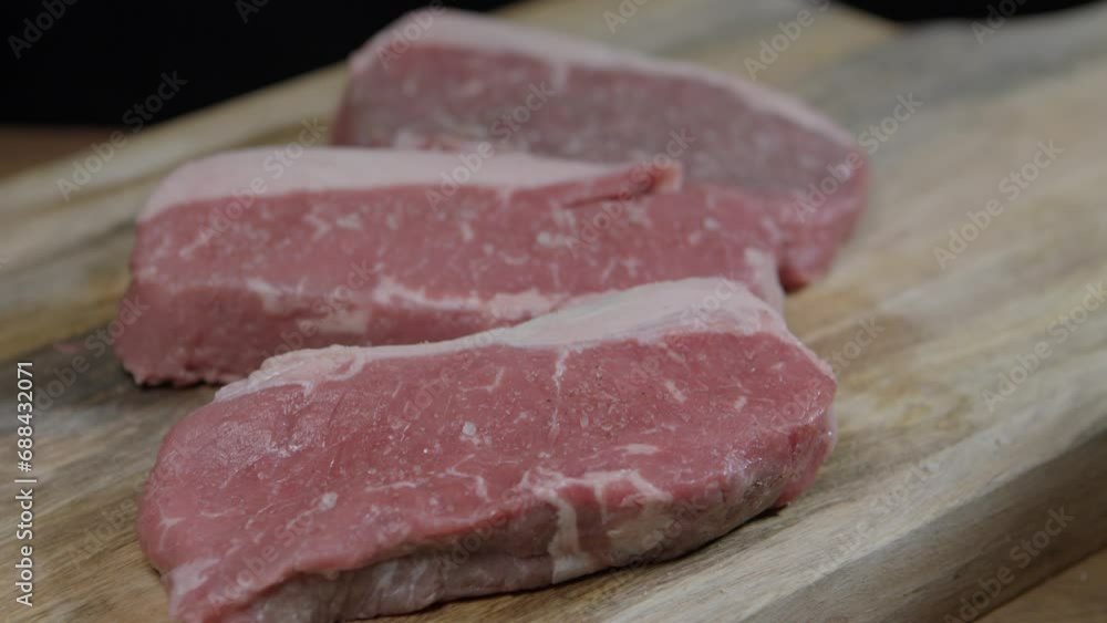 Argentine meat cuts on wooden kitchen board, argentine barbecue Argentine meat cuts on wooden kitchen board, argentine barbecue