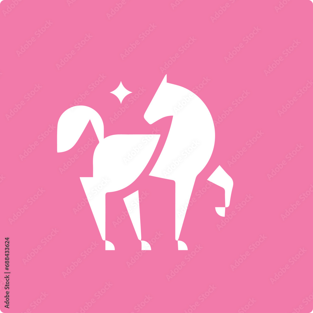 Obraz premium People, Pets logo, Logo Unit Animal Iconic Shapes. Cute Shape Vector illustration Icon Set isolated Vector.