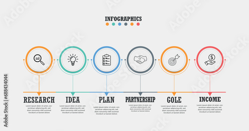 Infographics design vectors and marketing icons can be used for workflow layout, diagrams, annual reports, web design. Business concept with 4 options, steps, or processes. Pro Vector