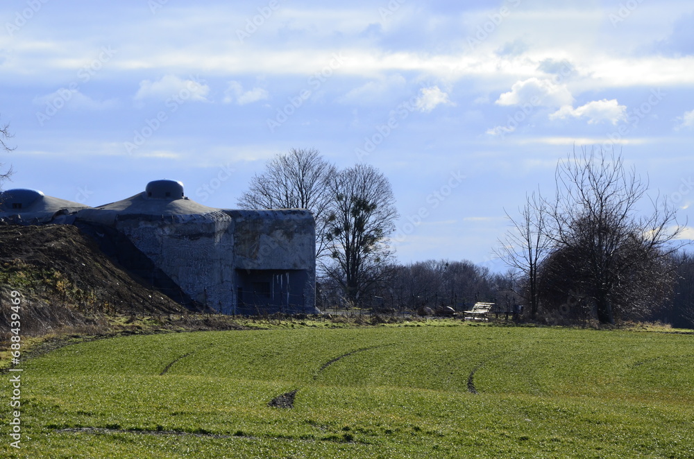 COUNTRY OF THE CZECH BORDER, HLUCIN DARKOVICKY, MILITARY FORTIFICATIONS COUNTRY OF THE CZECH BORDER, HLUCIN DARKOVICKY, MILITARY FORTIFICATIONS