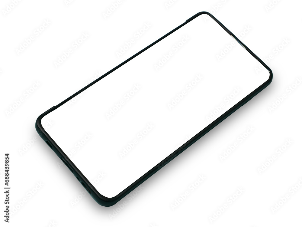 Smart phone mock up, empty blank gadget device screen template, cut out isolated Smart phone mock up, empty blank gadget device screen template, cut out isolated