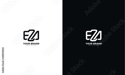 EZA letter logo, vector graphic design
