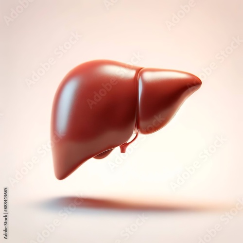 3D image of liver icon 