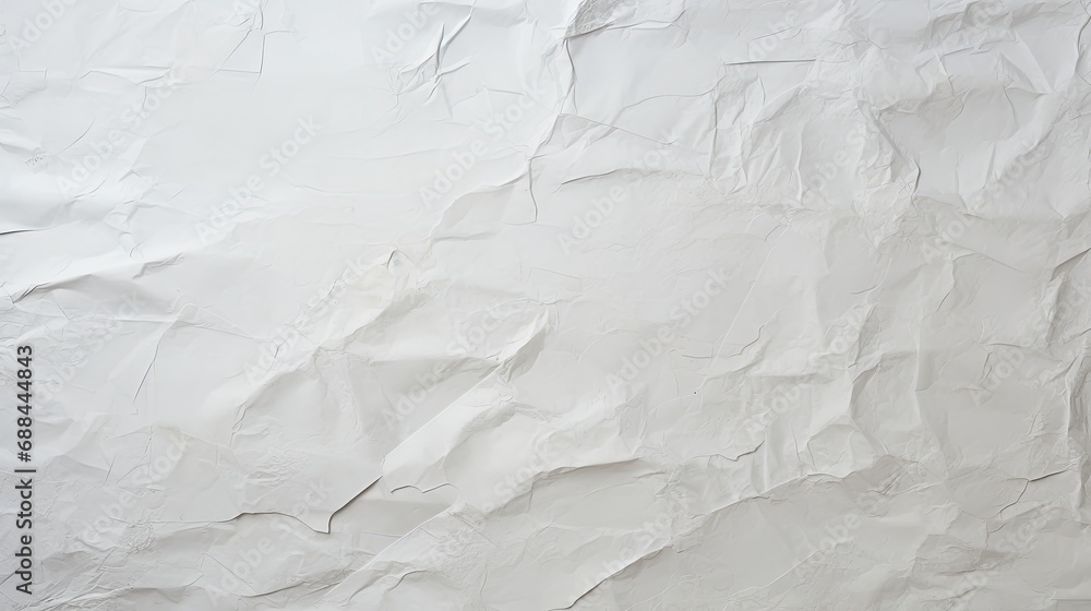 Fototapeta premium Glued White Paper Poster Texture Background