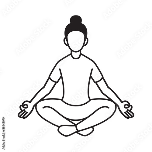 Young Woman Doing Yoga Poses 4