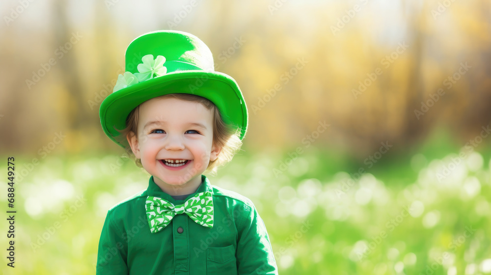 small cheerful child in a green suit, boy, St. Patrick's Day, Ireland, clover, shamrock, traditional holiday, carnival costume, kid, baby, childhood, Irishman, smile, portrait, emotional face, cute small cheerful child in a green suit, boy, St. Patrick's Day, Ireland, clover, shamrock, traditional holiday, carnival costume, kid, baby, childhood, Irishman, smile, portrait, emotional face, cute