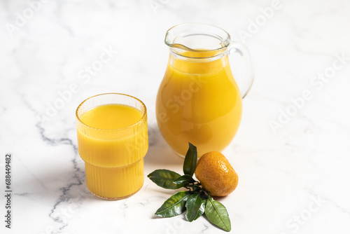 freshly squeezed refreshing orange juice