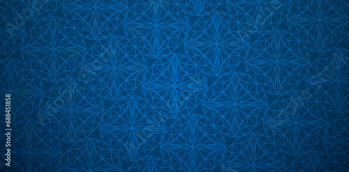 vector illustration Geometrical diamond seamless pattern background blue color for textile wallpaper, books cover, Digital interfaces, prints design templates material cards invitation, wrapping paper