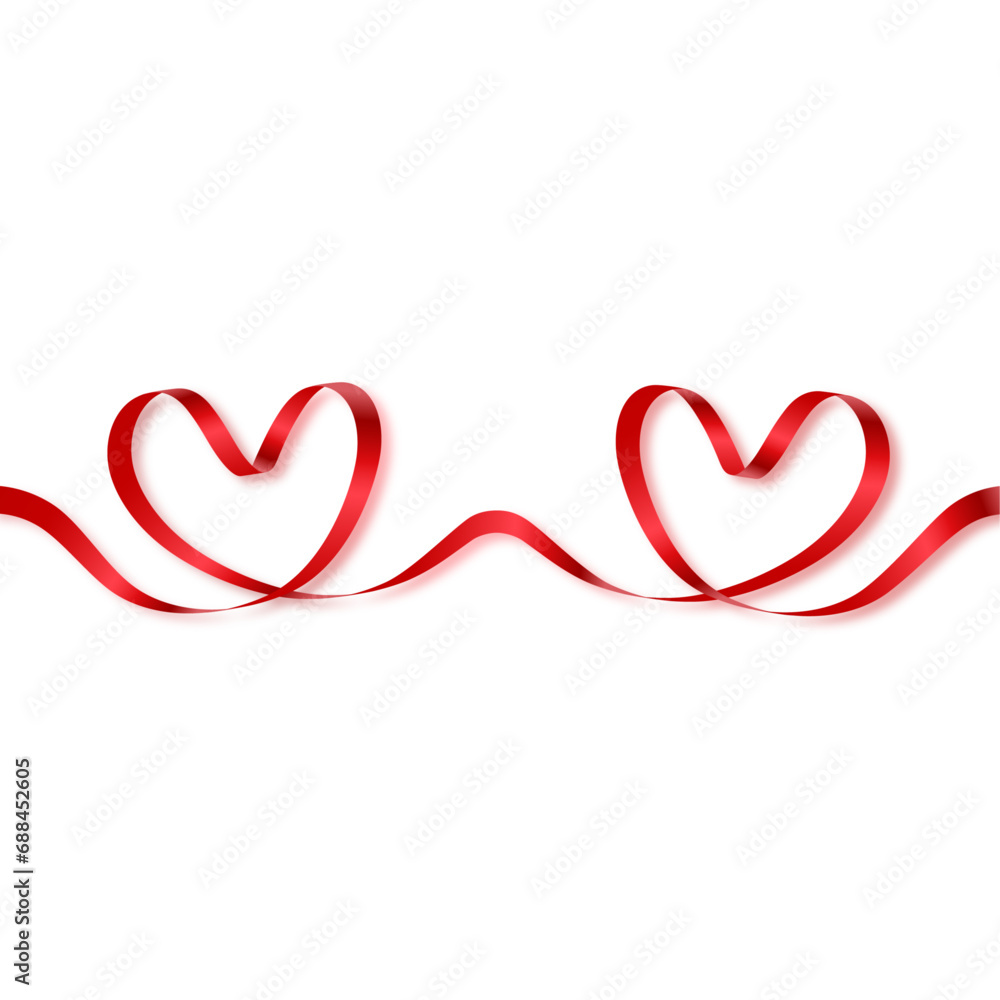 valentines day ribbon vector valentines day ribbon vector