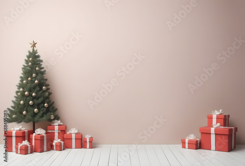 Christmass background for Hollidays. Birthday Christmas theme  photo
