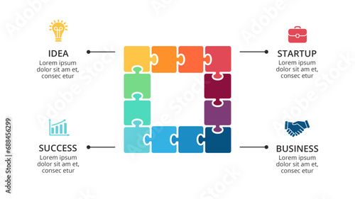Infographic elements design for presentation, can be used for presentation, workflow layout, diagram, annual report, web design.