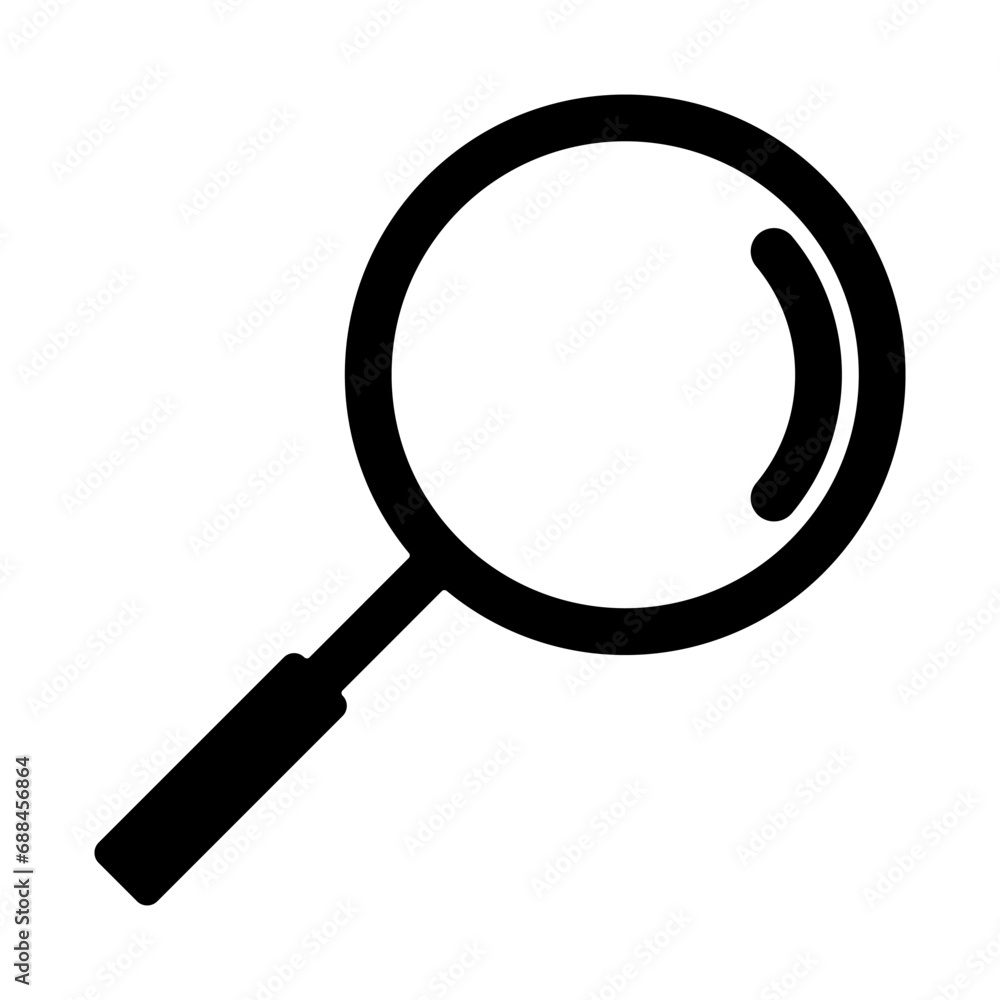 Magnify Glass Symbol Icon Vector Design Illustration. Vector magnifying glass icon with reflection. Loupe sign. Magnify Glass Symbol Icon Vector Design Illustration. Vector magnifying glass icon with reflection. Loupe sign.